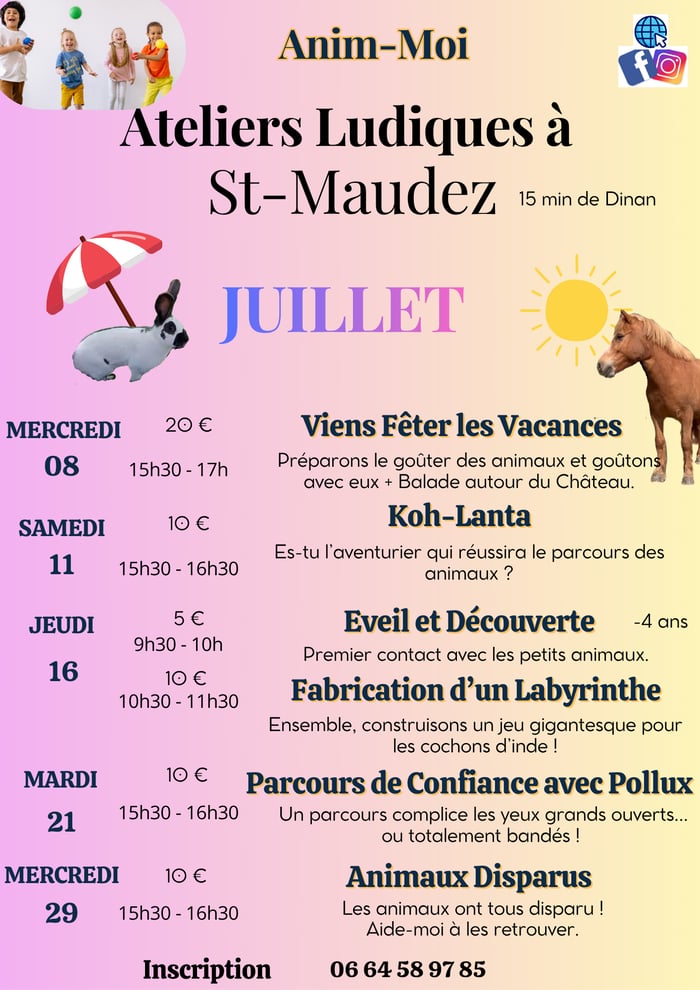 Activités Juillet